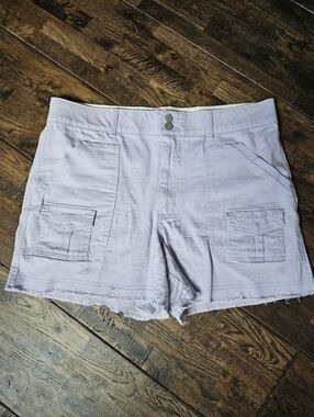 DEMOCRACY WOMENS LILAC SHORTS SIZE 16
